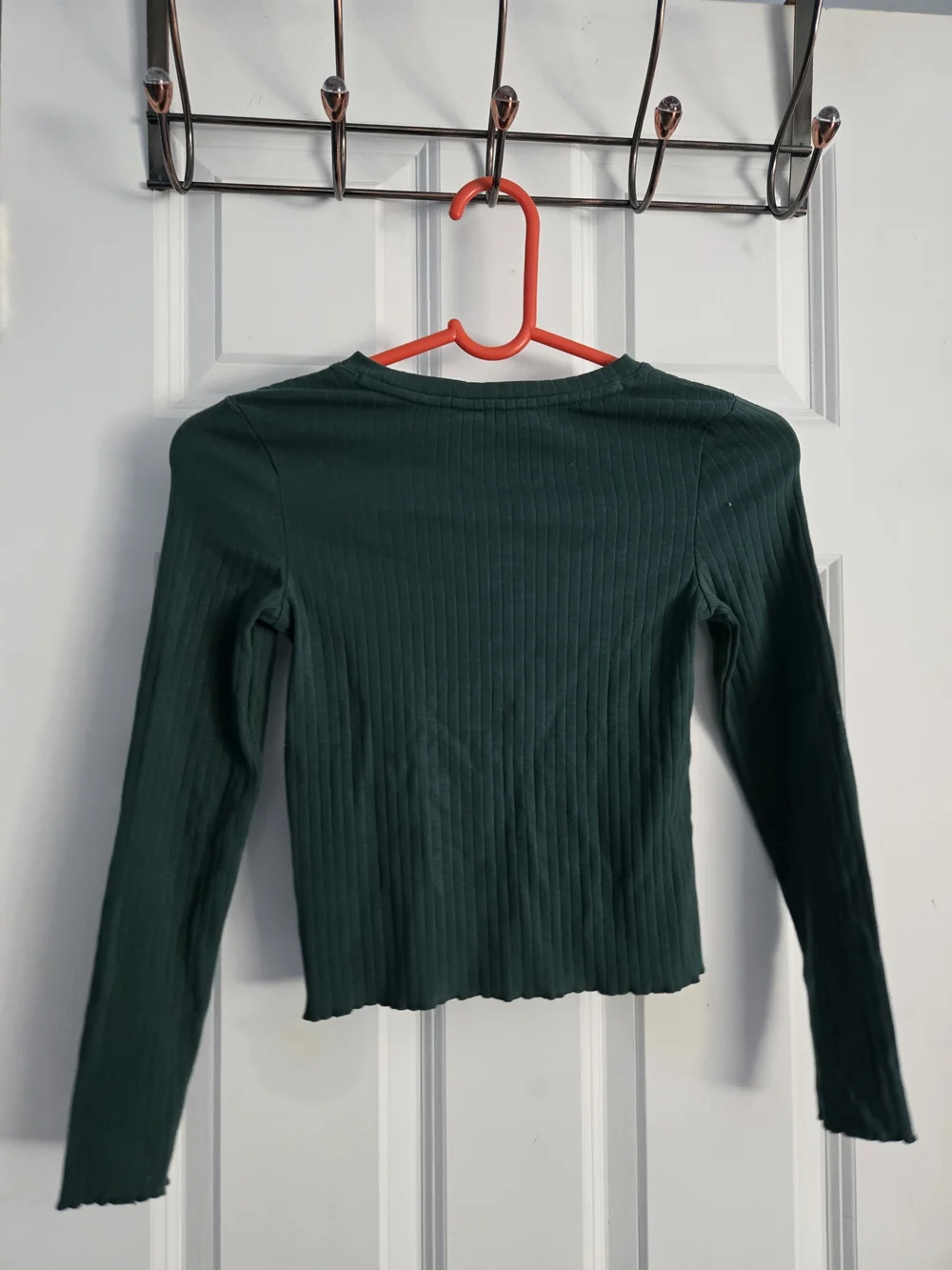 GAP Forest Green Ribbed Long Sleeve Tee
